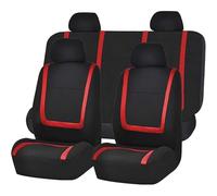WXEXUDIN Set Coprisedili Auto Universale per Citroen C1 c1 Live/Feel/Millenium/Shine 5-Doors 2005-2022,5 Posti Coprisedili Anteriori Posteriori Protezioni Accessori Confortevoli Resistenti, Red