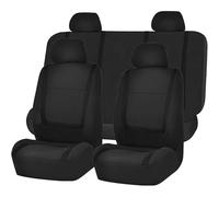 WXEXUDIN Set Coprisedili Auto Universale per Renault Captur I 2014 2015 2016 2017 2018,5 Posti Coprisedili Anteriori Posteriori Protezioni Accessori Confortevoli Resistenti,Black