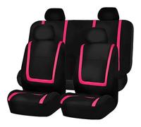 WXEXUDIN Set Coprisedili Auto Universale per Renault Clio 4 -,5 Posti Coprisedili Anteriori Posteriori Protezioni Accessori Confortevoli Resistenti, Rose Red