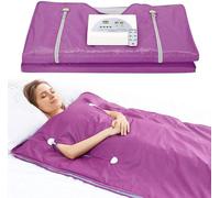 WXF86djl Coperta for Sauna Coperta for Sauna con Riscaldamento Digitale con Cerniera for liberare Le Mani Controller a 2 Zone for ridurre Il Peso e snellire la Bellezza della casa