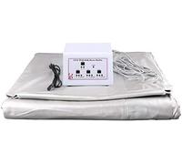 WXF86djl Coperta for Sauna riscaldante Digitale Body Shaper con Controller a 3 Zone, Trattamento disintossicante Professionale Macchina for la Bellezza del Riscaldamento Dimagrante (Argento)