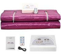 WXF86djl Home Spa Sauna Perdita di Peso Brucia Grassi Coperta for Sauna riscaldata Coperta for Sauna Perdita di Peso Detox Home Spa Salon Donna Uomo Body Fitness Machine(Purple)