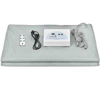 WXF86djl Sauna Termica Digitale aggiornata Coperta Dimagrante Perdita di Peso Macchina Professionale for la Terapia della disintossicazione (Argento)