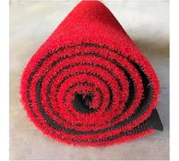 WXF86djl Tappetino in Erba Sintetica con Paesaggio Realistico da 1,18 (in) Altezza del Mucchio, con Tappetino for Animali Domestici con Supporto in Gomma (Colore : Rosso, Dimensioni : 47.2 x 118(in))