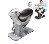 WXFTNIX Macchina da Equitazione, Macchina da Equitazione elettrica per Simulazione 3D per Cavalli da Interni, Portata da 330 libbre/Regolazione a 20 velocità/3 modalità Intelligenti