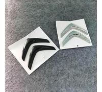 WXGBH Auto Emblema per Citroen C1 2008-2012 3-Door,Materiale ABS Stemma Logo per Cofano Anteriore e Posteriore Adesiva per Auto Autovettura Stemmi Auto Accessorio,Black