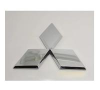 WXGBH Auto Emblema per Mitsubishi Pajero 2006-2011,Materiale ABS Stemma Logo per Cofano Anteriore e Posteriore Adesiva per Auto Autovettura Stemmi Auto Accessorio,12.5x11