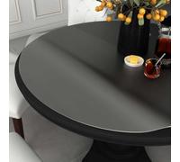 WXGTBKPR Pellicola da tavolo opaca, diametro 100 cm, 1,6 mm, strato | Protezione rotonda per mobili, impermeabile, antigraffio, facile da pulire