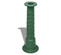 WXGTBKPR Supporto per pompa manuale in ghisa verde, 66 cm, pompa dell'acqua | Posizione di lavoro aumentata, adatta per 4 fori di fissaggio, design durevole