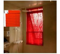 WXGZSKLV Tenda Veneziane Interni su Misura in Alluminio 25 mm, Senza Fori, 45 55 90 120 130 150 175 180 200 205 cm Tende Finestre Orizzontali Privacy, Veneziana Oscuranti per Ufficio Terrazze(Red)