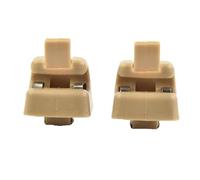 WXHHSM - Clip di fissaggio per aletta parasole con fibbia, adatte per W123, W124, W126, W140, W201, set di 2 accessori interni