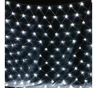 WxiaoD Ghirlanda luminosa a rete, per esterni, 8 modalità, impermeabile, luci di Natale, per camera da letto, matrimonio, sera, casa, giardino (Bianco Freddo, 6x4m 880LED)