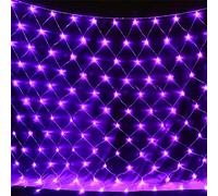 WxiaoD Ghirlanda luminosa a rete, per esterni, 8 modalità, impermeabile, luci di Natale, per camera da letto, matrimonio, sera, casa, giardino (Malva, 6x4m 880LED)