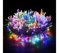 WxiaoD Ghirlanda luminosa per abete, 50 m, 500 LED, ghirlande luminose per interni, IP65, impermeabile, 8 modalità di illuminazione, decorazione per albero di Natale, luminosa, tenda, giardino, festa