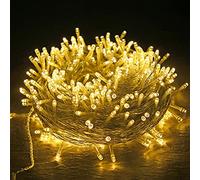 WxiaoD LED multifunzione ghirlande luminose 20 m 200 LED, 8 modalità luce albero di Natale ghirlanda luminosa clip foto illuminazione impermeabile per decorazione tenda giardino festa di nozze