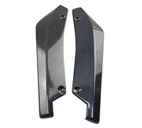 WXJFFF 2 Pezzi Diffusore per Paraurti Posteriore per BMW M5 Touring E61 2007 2008 2009 2010, Spoiler per Paraurti Posteriore Auto Angolo Splitter, Accessori Auto,Carbon Fiber