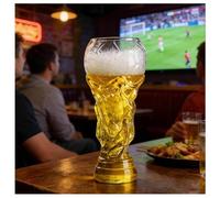 WXJHNYBS Bicchieri Birra per Coppa Del Mondo, 800ml Tifoso Calcio Regalo, Festa Del Papà Bicchiere Compleanno Per Guardare Le Partite Di Calcio