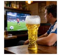 WXJHNYBS Bicchieri Birra Vetro per la Coppa del Mondo di Calcio 2026, 800ml Bicchiere Birra Papà, Bicchieri Cocktail Vetro per Birra e Cocktail