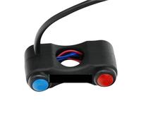 WXJOZDS Interruttore for Moto, Bicicletta elettrica, Scooter, Manubrio da 7/8" e 22 mm, Interruttore for clacson antinebbia, ON/off, Avvio a 2 Pulsanti(Mode 2)