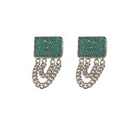 WXKAGF Gioielli di Moda Orecchini a Catena Spezzata per Le Donne Orecchini di Moda Gioielli per Feste Accessori Regali Orecchini di Fascia Alta