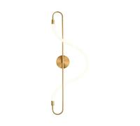 WXKAGF Nota Musicale Lampada da Parete a LED Semplice e Moderno Soggiorno Lampada da Parete Decorativa a Forma di S Corridoio dell'hotel Studio Camera da Letto Arte per la Camera dei Bambini