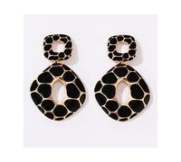 WXKAGF Orecchini Gioielli di Moda 2021 Trend New Boho Orecchini Moda per Le Donne Cool Stuff personalità Piazza Stampa Leopardo Geometria Gioielli Vintage Orecchini di Fascia Alta