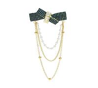 WXKAGF Spilla Spille con Nappe e Strass Bowknot per Donna Regali per Spille per Spille da Ufficio per Feste di Fiori di Bellezza a 2 Colori Unisex
