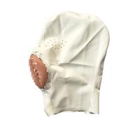 WXLPCGO Lattice Testa Coperchio Bianco Lattice Maschere Viso per La Testa Cappuccio in Latex con Cerniera per Sexy Latex Gioco(Size:XXL-73CM)