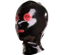 WXLPCGO Lattice Testa Coperchio Latex Maschera per La Testa Ci Sono Fori Di Ventilazione per Occhi E Bocca per Cosplay Party(Size:XL-70CM)