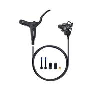 WxMTykx Set Freno Disco Idraulico Montaggio Piatto Leva Freno Lega Alluminio E Pinza 2 Pistoncini Anteriore 830mm Posteriore 1600mm Flessibile Tubo Per Bici Strada Gravel(Left-Rear)