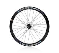 WxMTykx Set Ruote Bici Scatto Fisso 700C 40/60mm Cerchio Profondo Lega Alluminio Ruote Larghezza Interna 16mm Larghezza Esterna 27mm Mozzi Cuscinetti Sigillati V-Brake 100/120mm(Front,40mm)