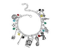 WXNSDJ Cose Collane Alphabet Light Wall Monster 11 Lettera Serpenti Charms Pendente Lady Cosplay E Gioielli per Film di Halloween