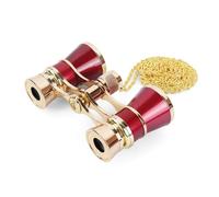 WXNZJ Binocolo in Vetro Per Opera, Occhiali Da Teatro Pieghevoli 3X25 Mini Binocolo Compatto Leggero Con Catena Per Adulti Bambini Donne in Concerti Di Musica,D