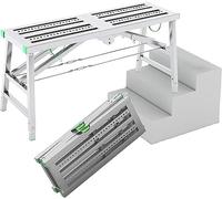 WXPGFEQ Piattaforma di Lavoro Multifunzione Regolabile in Altezza, Scala a Torre, Sgabello Pieghevole con Larghezza di 40 cm per Uso Domestico, Scale a pioli e Attrezzature per ponteggi Versatili.