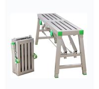 WXPGFEQ Piattaforma/Sgabello Portatile in Acciaio per ponteggi - Scala/Piattaforma di Lavoro Resistente per Lavare, Pulire e Decorare - capacità di carico di 400 kg, Ideale per Uso Domestico e profe