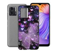 WXPPJ Custodia per Doogee N50 PRO Cover, Nero AntiGraffio Protezione Case Morbido Silicone Bumper Sottile Antiurto TPU Cover per Doogee N50 PRO (6.52 Pollici) - XV16