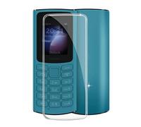 WXPPJ Custodia per Nokia 105 4G, Anti-Ingiallimento Gel Case Protettiva, AntiGraffio Silicone Morbida TPU Ultra Sottile Trasparente Bumper Cover per Nokia 105 4G (1,8") - Clear