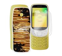 WXPPJ Custodia per Nokia 3210 2024 Cover, Trasparente Antiurto Morbida Silicone Protezione Case + 2 Pezzi Vetro Temperato Pellicola Protettiva per Nokia 3210 2024 (2.40") - XV37