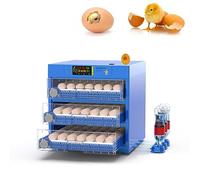 WXPXYBF Incubatrice Digitale Intelligente per Uova con Rotazione Automatica e rifornimento d'Acqua, Adatta a Galline, Anatre, quaglie e oche. capacità: 120 Uova.