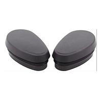 WXQP Terminali ovali per pedane laterali tubolari barre terminali kit copripedale di ricambio per Dodge Ram 2009-2020 con gradini laterali tubolari Mopar