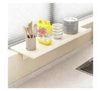 WXQTM Piastra Rangement per Rebordo Finestra Bagno Facile da Installare Piattaforma Estensione del Piano Lavoro con Base Magnetica per Posare La Posateria 60x15cm(23.6x5.9in)