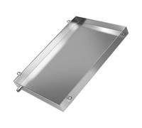 WXQTM Vaschetta Scarico per unità Esterna del Condizionatore in Acciaio Inossidabile 304 Kit Drenaggio Universale Adatto per Condizionatori Split (42.5x91.5x5cm)