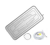 WXQTM Vassoio Condensato Collezionista d'Acqua Portatile Kit Drenaggio in Acciaio Inossidabile Universale Adatto per Sistemi Condizionamento dell'Aria Diviso (1-2Px3m)