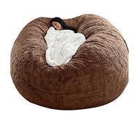 WXQY Puff Poltrona a Sacco Fodera per Pouf a Sacco da Esterno Puff Bean Bag Chair XXL Senza Imbottitura Gigante in Tessuto per Adulti Bambini, Pouf da Soggiorno, Grande Poltrona Copertura