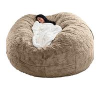WXQY Puff Poltrona a Sacco Fodera per Pouf a Sacco da Esterno Puff Bean Bag Chair XXL Senza Imbottitura Gigante in Tessuto per Adulti Bambini, Pouf da Soggiorno, Grande Poltrona Copertura