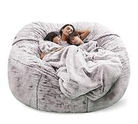 WXQY Puff Poltrona a Sacco Fodera per Pouf a Sacco da Esterno Puff Bean Bag Chair XXL Senza Imbottitura Gigante in Tessuto per Adulti Bambini, Pouf da Soggiorno, Grande Poltrona Copertura