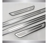 WXRNBN 4 Pezzi battitacco per portiera auto per Honda CRV EV 2023 2024 2025, in Acciaio Inox Soglia Porta Protezione Portiere Auto Anti Graffio Scuff Accessori,B