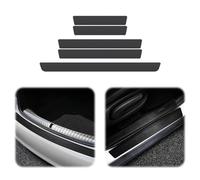 WXRNBN 5 Pezzi Protezioni Battitacco per Jeep Avenger Hybrid EV 2023 2024 2025, Protezione Battitacco Adesivo Paraurti Porta in Fibra di Carbonio Antigraffio Protezione Del