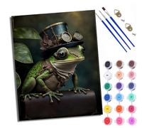 WXRWANG Dipingi con i numeri, per adulti e principianti, tela steampunk, scelta per compleanno, anniversario o qualsiasi festival, kit di pittura acrilica fai da te per la decorazione della stanza