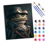WXRWANG Dipingi con i numeri, per adulti e principianti, tela steampunk, scelta per compleanno, anniversario o qualsiasi festival, kit di pittura acrilica fai da te per la decorazione della stanza